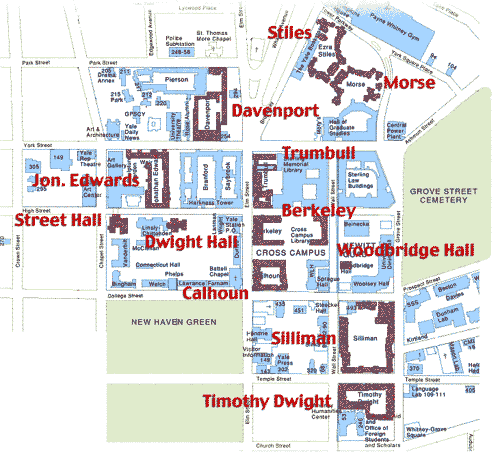 Yale Connecticut Map